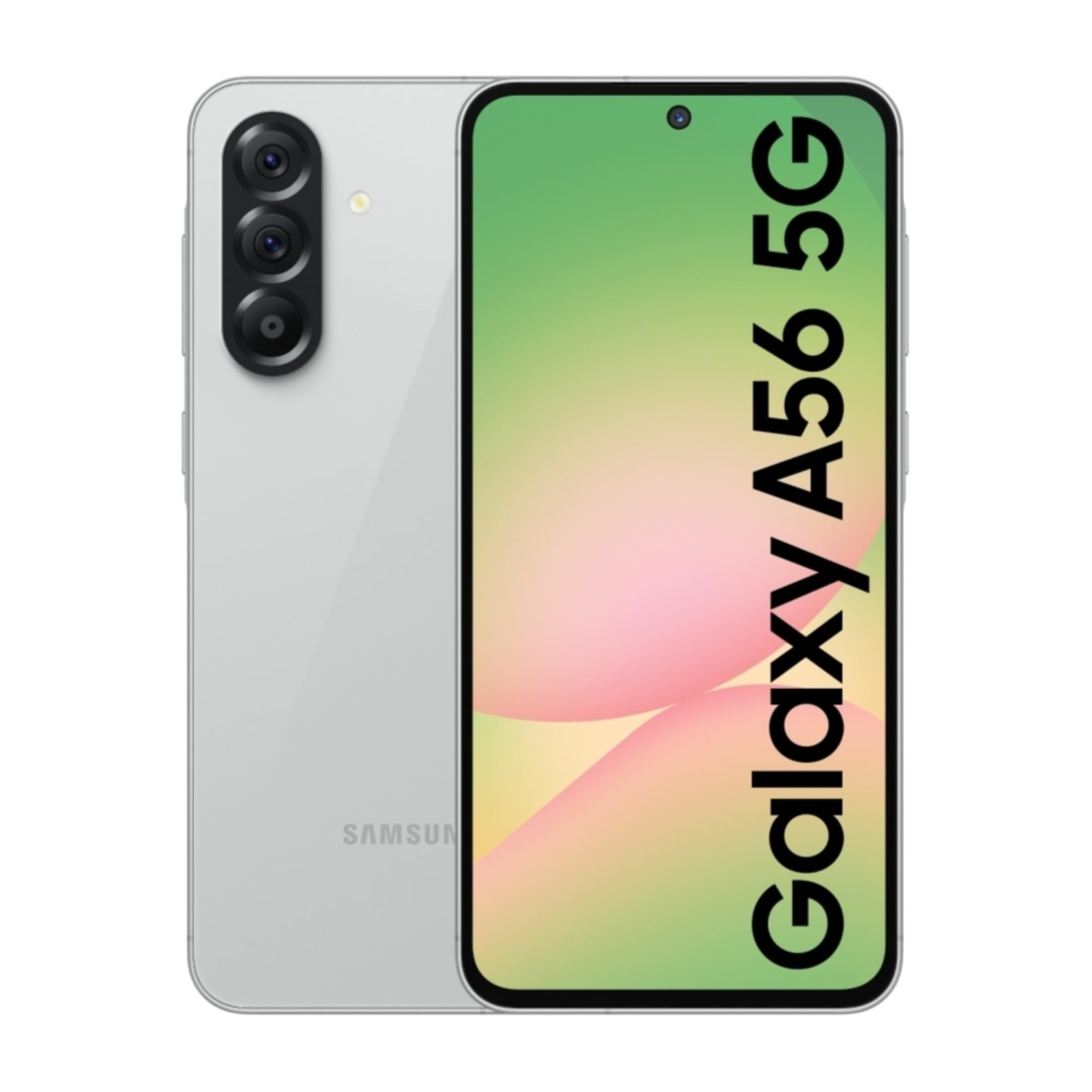 Samsung Galaxy A56 5G Awesome Light Gray 12GB 256GB  Metal Frame  Gemini Live  Awesome Intelligence AI Circle to Search Instant Slo-Mo Auto-Trim Object Eraser  Flagship Grade Camera