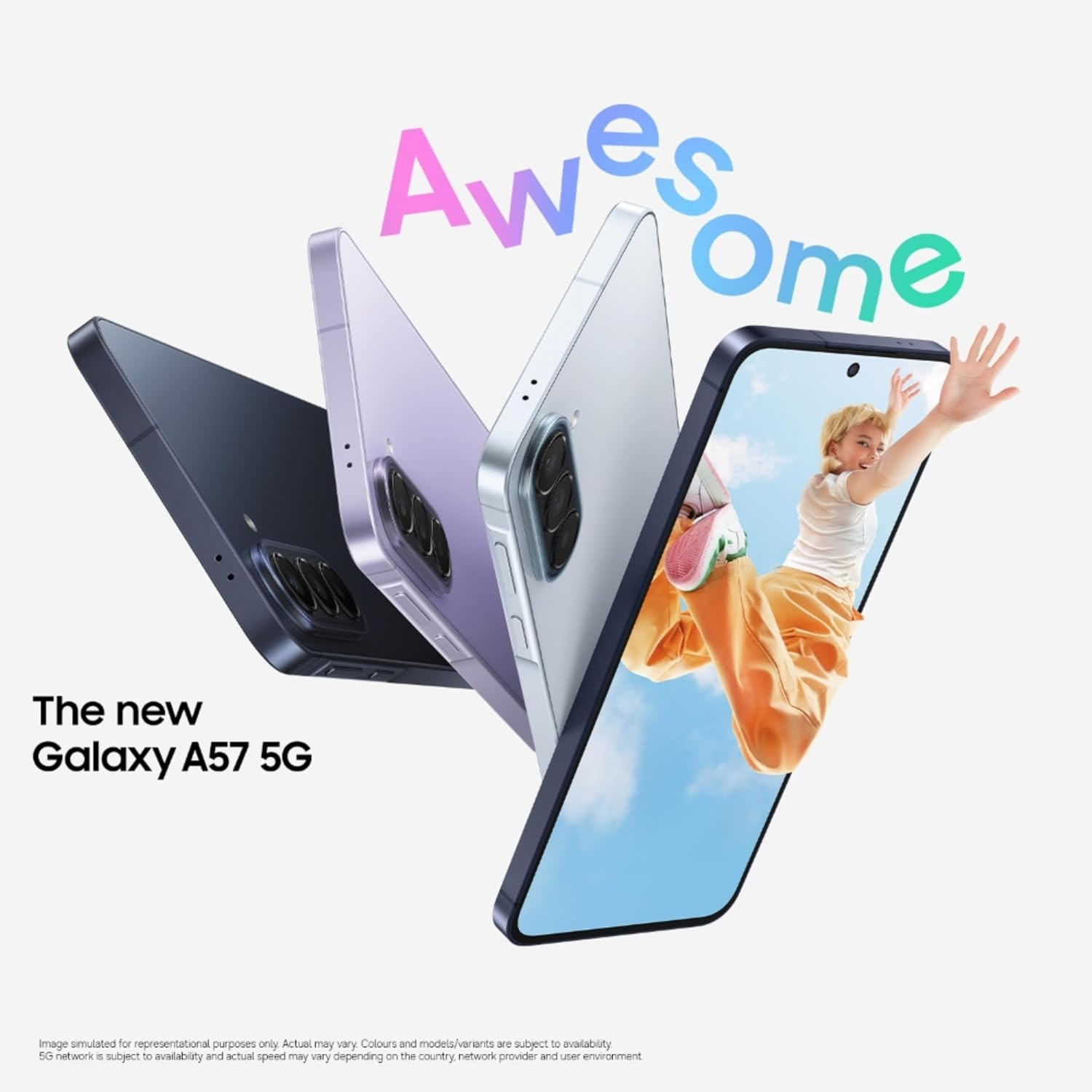 Samsung Galaxy A57 5G Awesome Icyblue 8GB RAM 256GB Storage