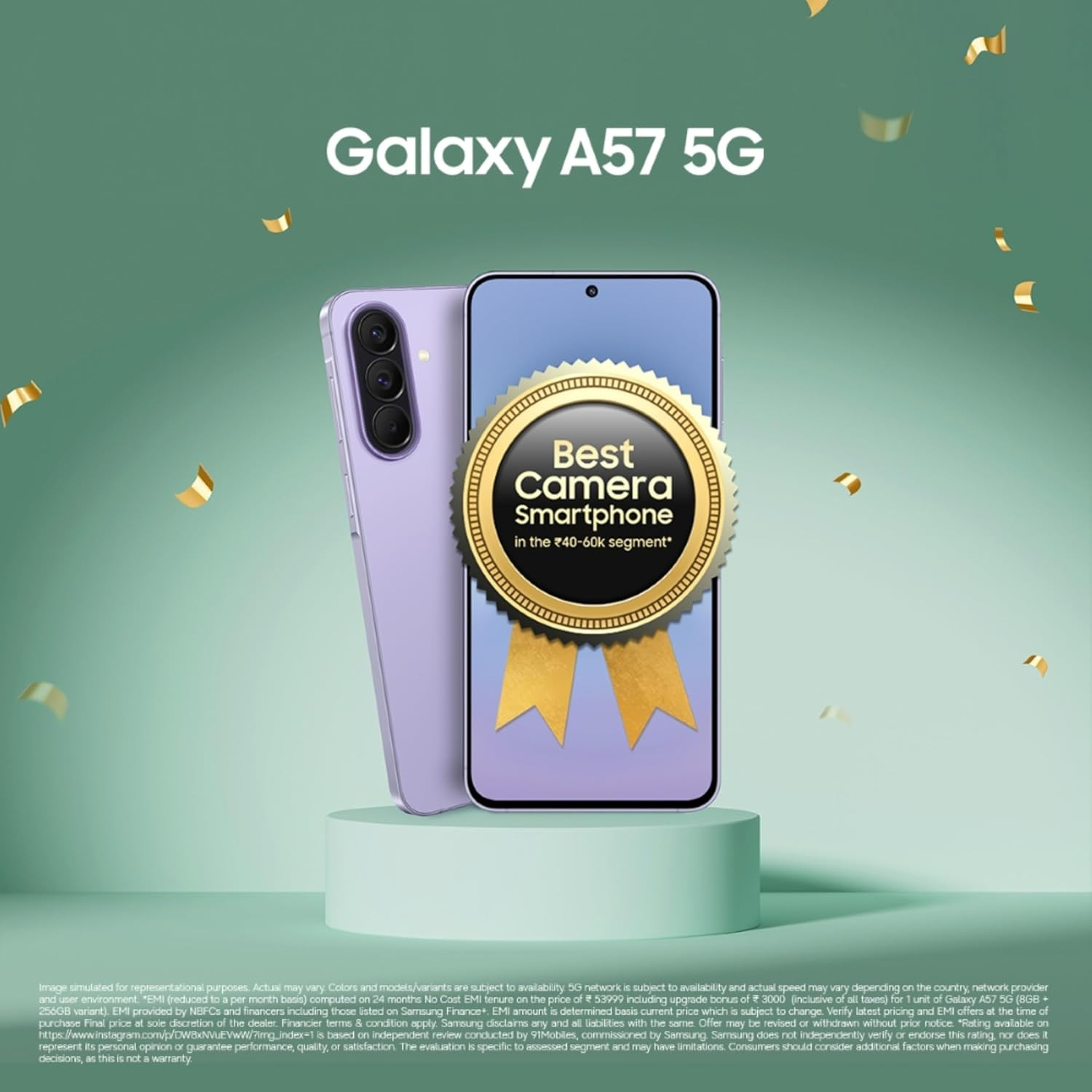 Samsung Galaxy A57 5G Awesome Icyblue 8GB RAM 256GB Storage