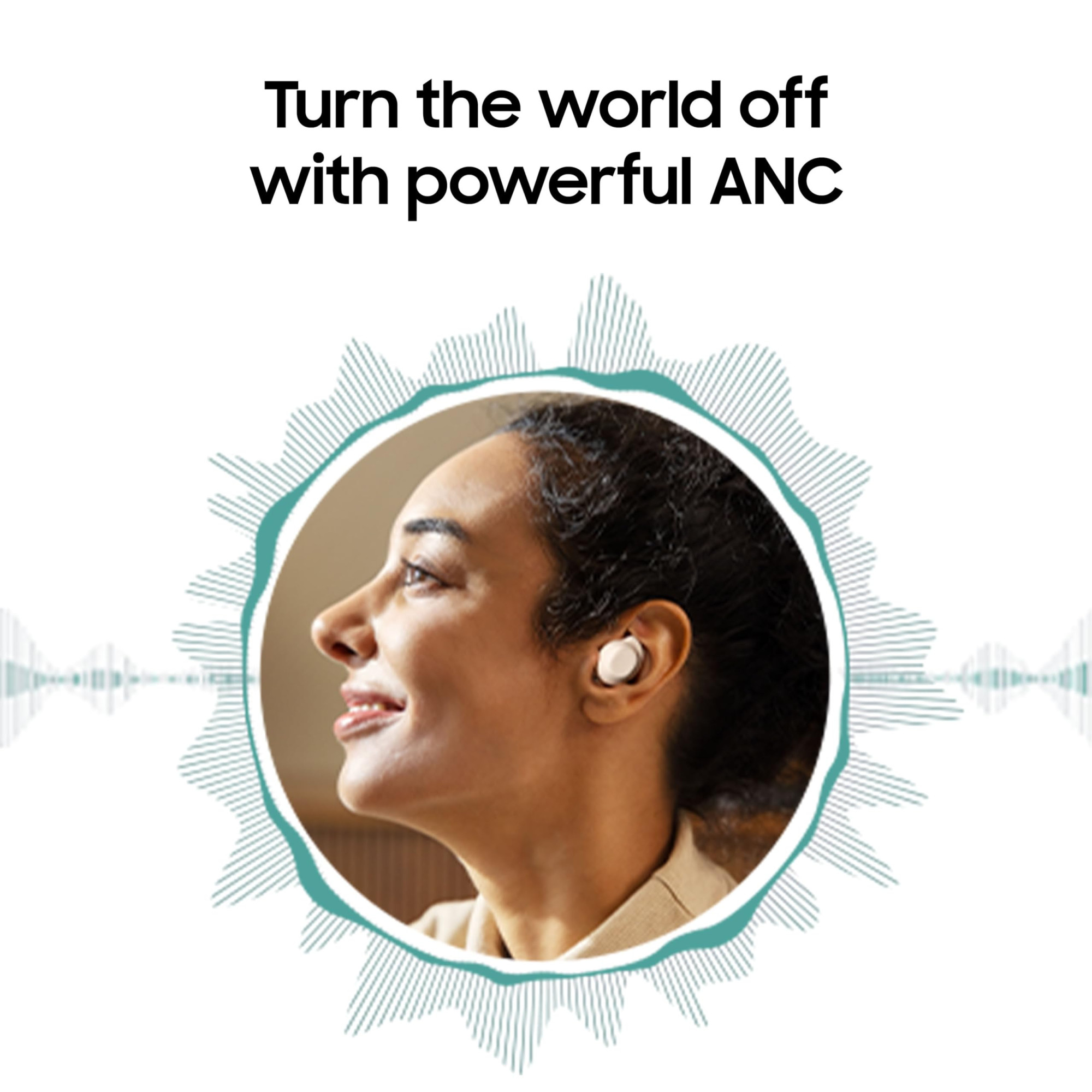 Samsung Galaxy Buds FE Graphite Powerful Active Noise Cancellation  Enriched Bass Sound  Ergonomic Design  30-Hour Battery Life