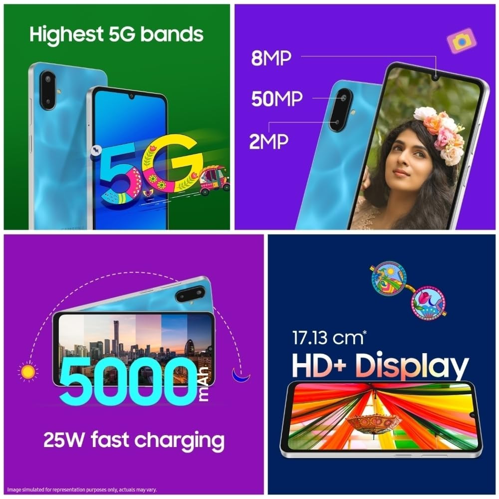 Samsung Galaxy F06 5G Bahama Blue 64 GB 4 GB RAM