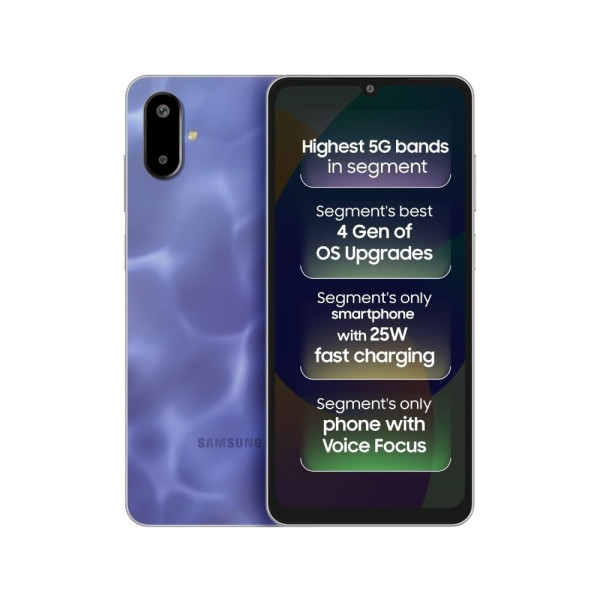 Image of Samsung Galaxy F06 5G (Lit Violet, 128 GB) (4 GB RAM)