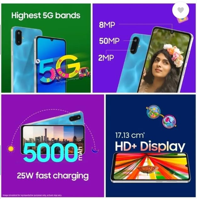 Samsung Galaxy F06 5G Lit Voilet 6GB 128GB