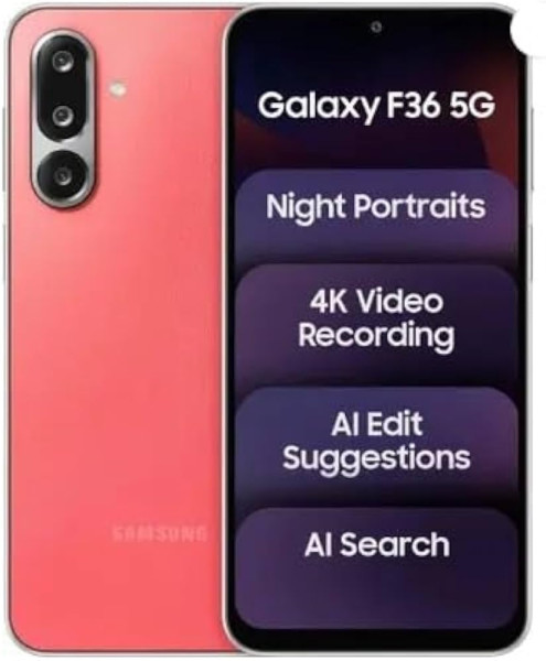 Image of Samsung Galaxy F36 5G (Red, 128 GB) (6 GB RAM)
