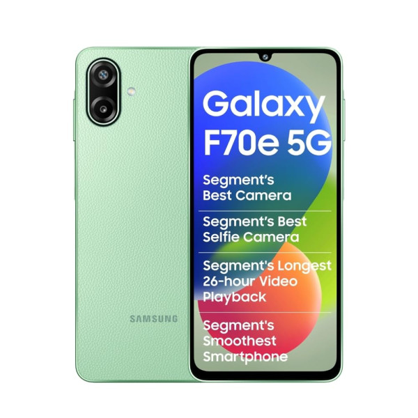 Image of Samsung Galaxy F70e 5G (Limelight Green, 128 GB) (6 GB RAM)