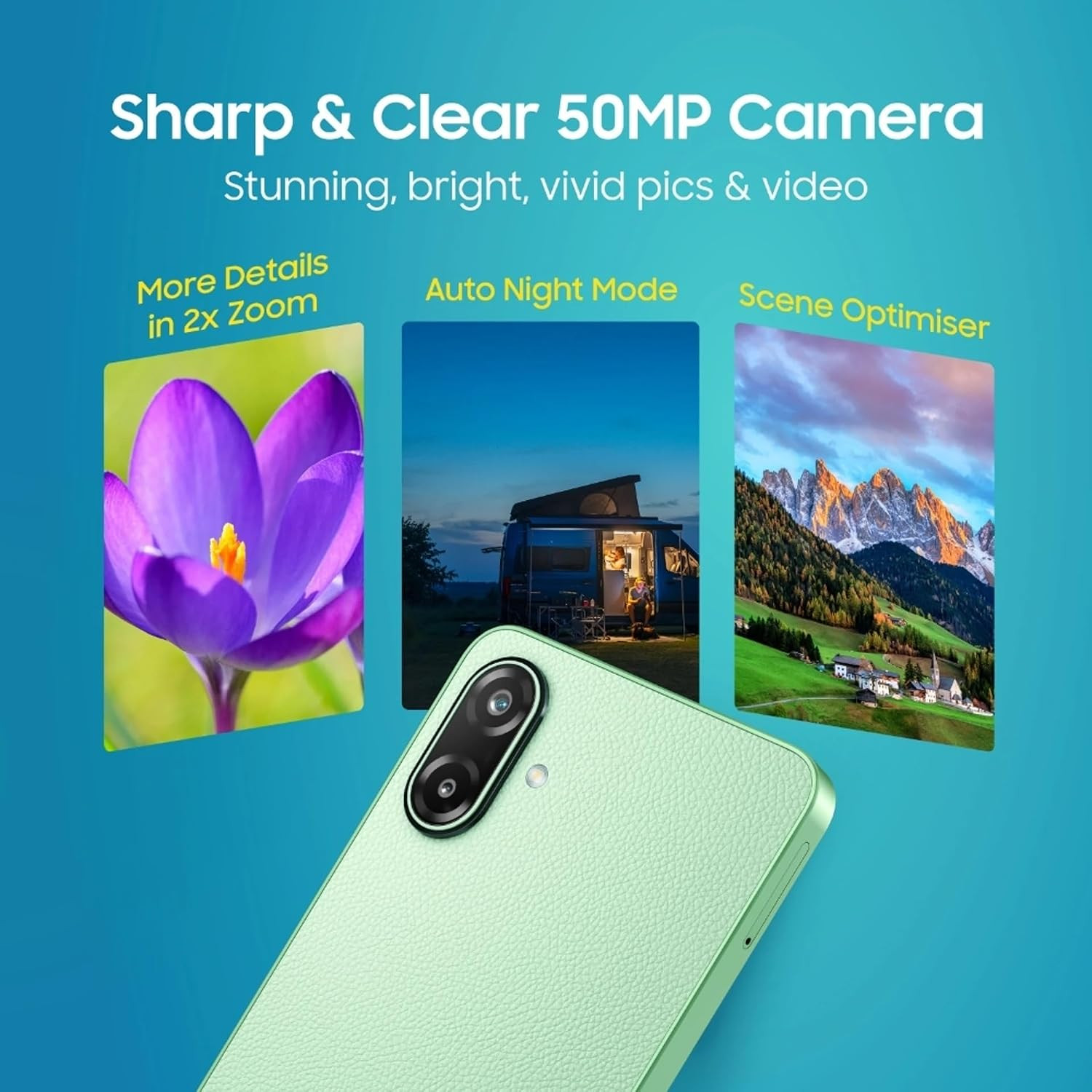 Samsung Galaxy F70e 5G Limelight Green 128 GB 6 GB RAM