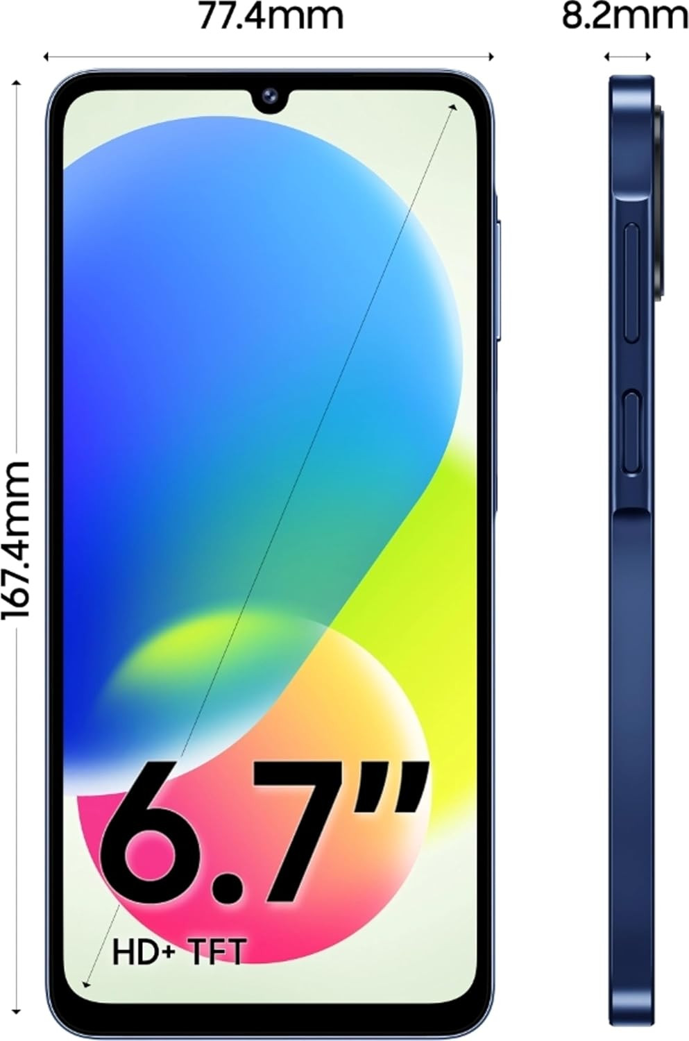 Samsung Galaxy F70e 5G Spotlight Blue 128 GB 4 GB RAM
