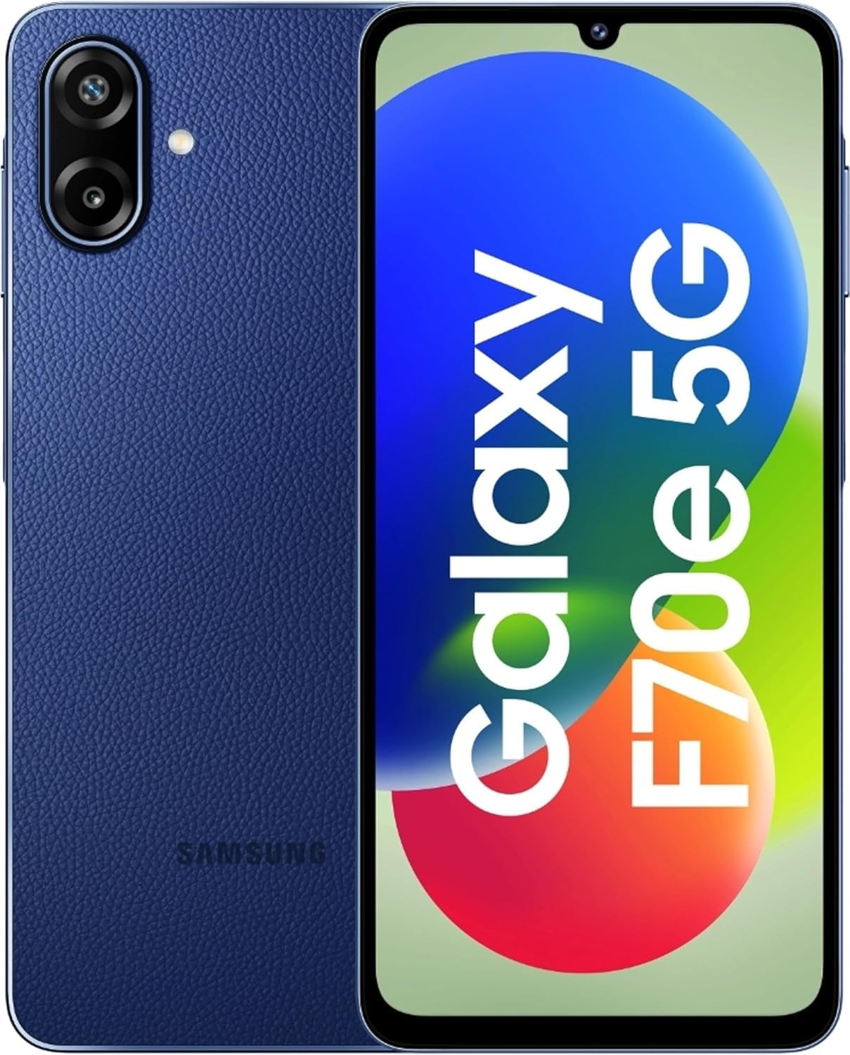 Samsung Galaxy F70e 5G Spotlight Blue 6GB RAM 128GB Storage  Dimensity 6300 Processor  50MP Dual Camera  120Hz Display  6000mAh Battery  5G Smartphone