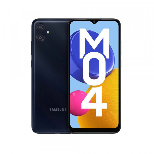 Samsung Galaxy M04 Dark Blue, 4GB RAM, 128GB Storage | Upto 8GB RAM with RAM Plus | MediaTek Helio P35 Octa-core Processor | 5000 mAh Battery | 13MP Dual Camera