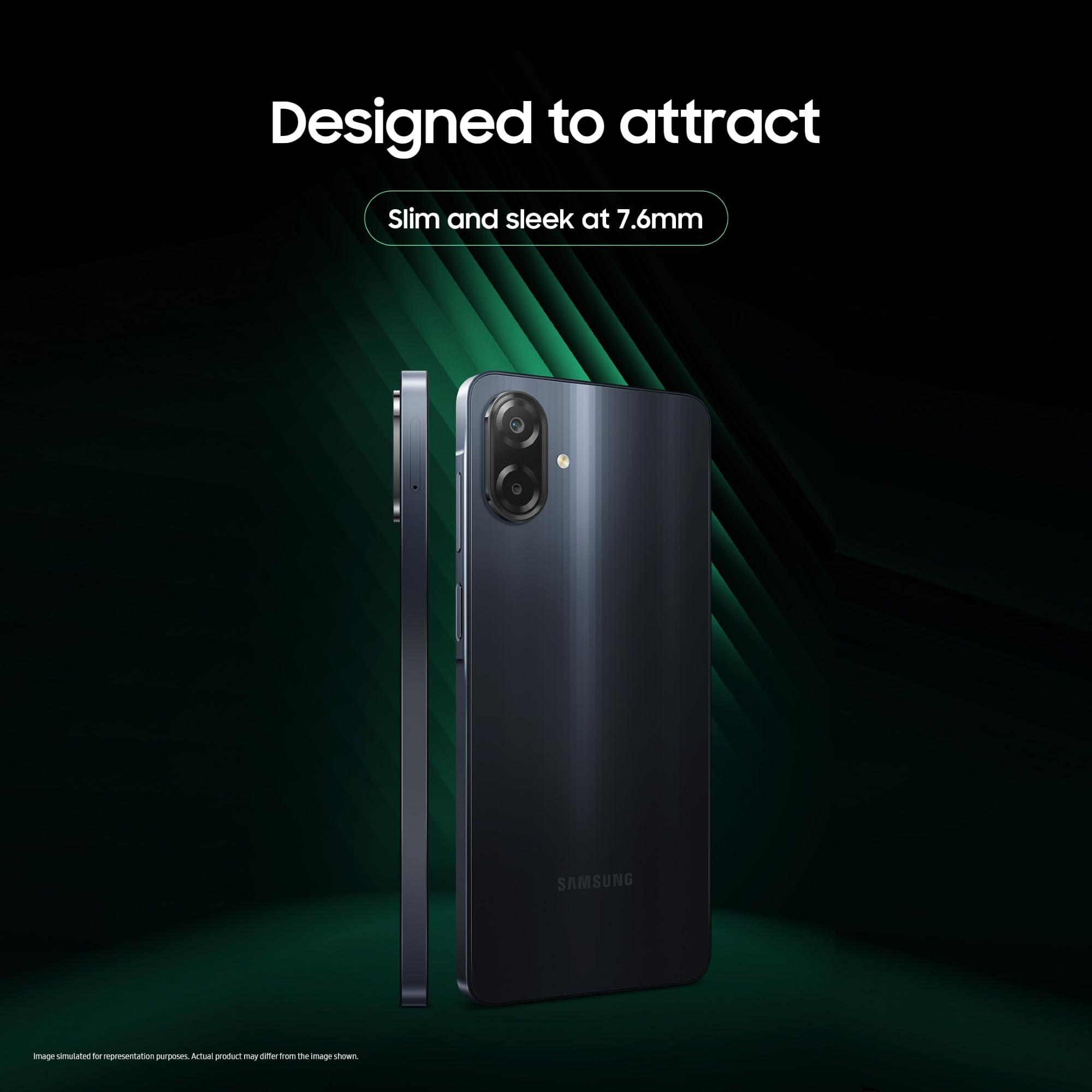 Samsung Galaxy M07 Mobile Black 4GB RAM 64GB Storage  MediaTek Helio G99  AnTuTu 624K  IP54 50MP Camera  76mm Slim  5000mAh Battery  25W Fast Charging  6 Gen OS Upgrades  Without Charger