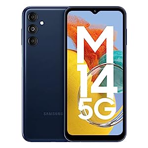 Samsung Galaxy M14 5G (Berry Blue, 6GB, 128GB Storage)