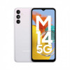 Samsung Galaxy M14 5G (ICY Silver,4GB,128GB)|50MP Triple Cam|Segment&#039;s Only 6000 mAh 5G SP|5nm Processor|2 Gen. OS Upgrade &amp; 4 Year Security Update|12GB RAM with RAM Plus|Android 13|Without Charger