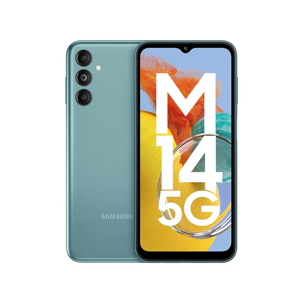 Samsung Galaxy M14 5G (Smoky Teal, 4GB, 128GB Storage)