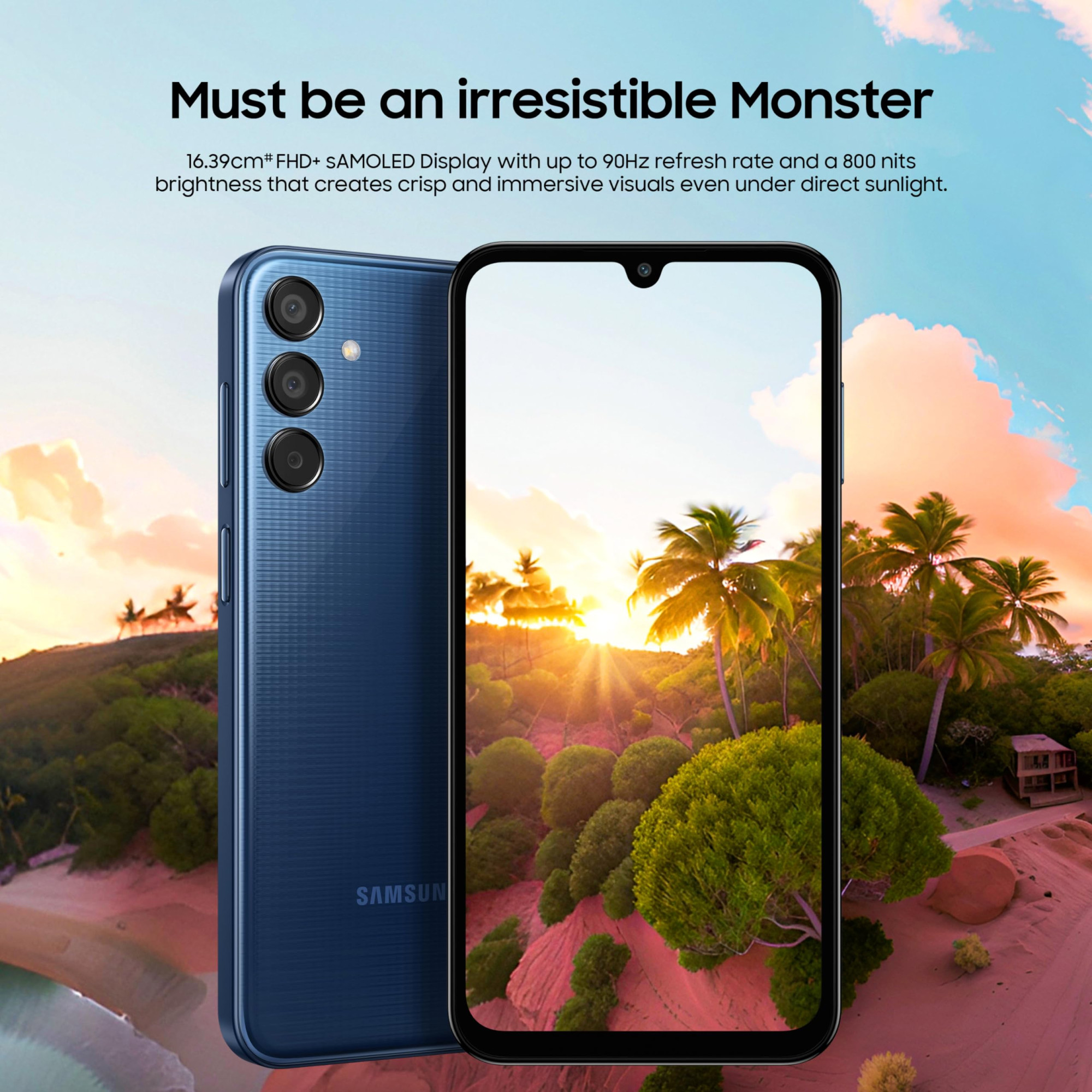 Samsung Galaxy M15 5G Stone Grey4GB RAM128GB Storage 50MP Triple Cam 6000mAh Battery MediaTek Dimensity 6100 4 Gen OS Upgrade  5 Year Security Update Super AMOLED Display Without Charger