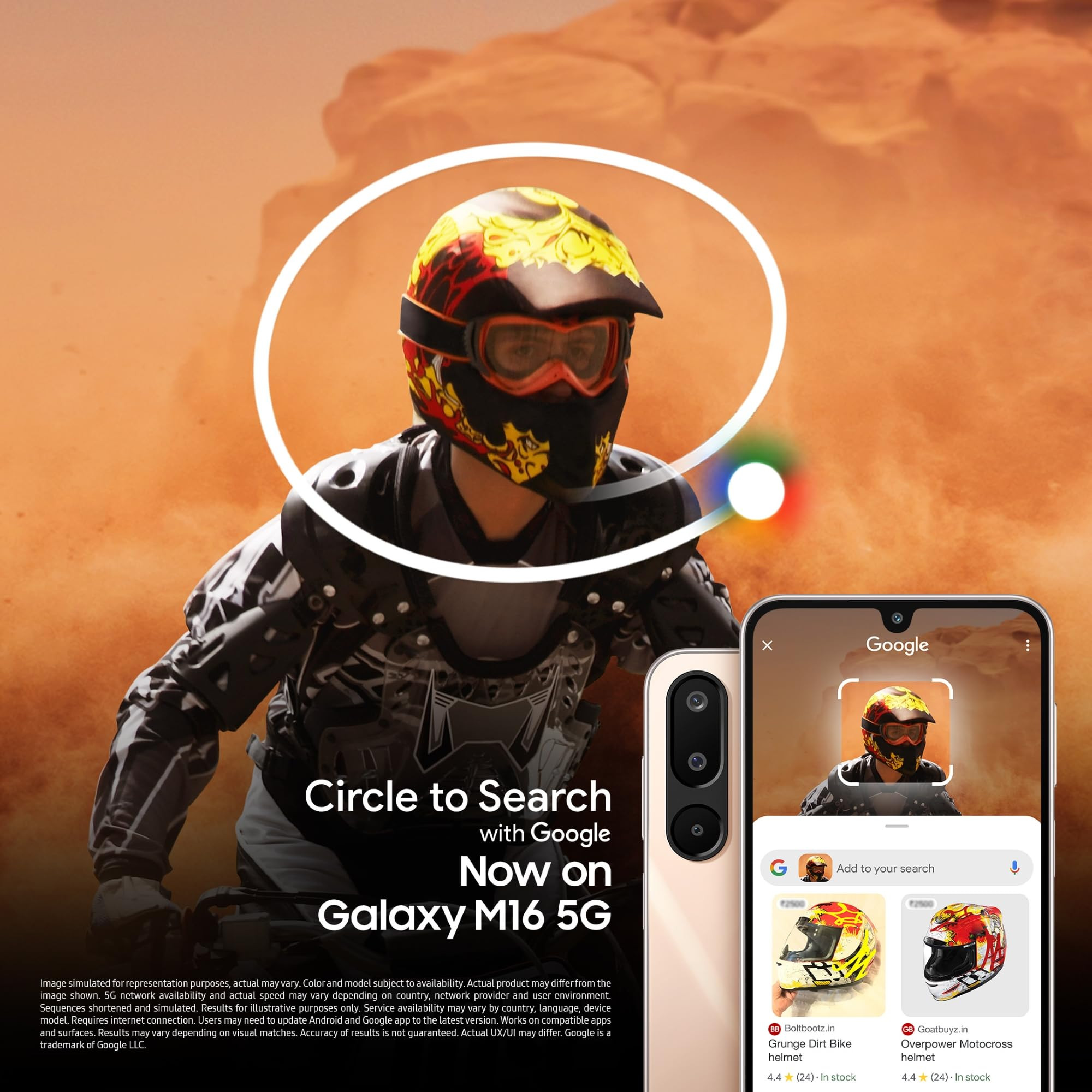 Samsung Galaxy M16 5G Blush Pink 4GB RAM 128 GB Storage  MediaTek Dimensity 6300  AnTuTu Score 422K  Super Amoled Display  25W Fast Charging  6 Gen of OS Upgrades  Without Charger