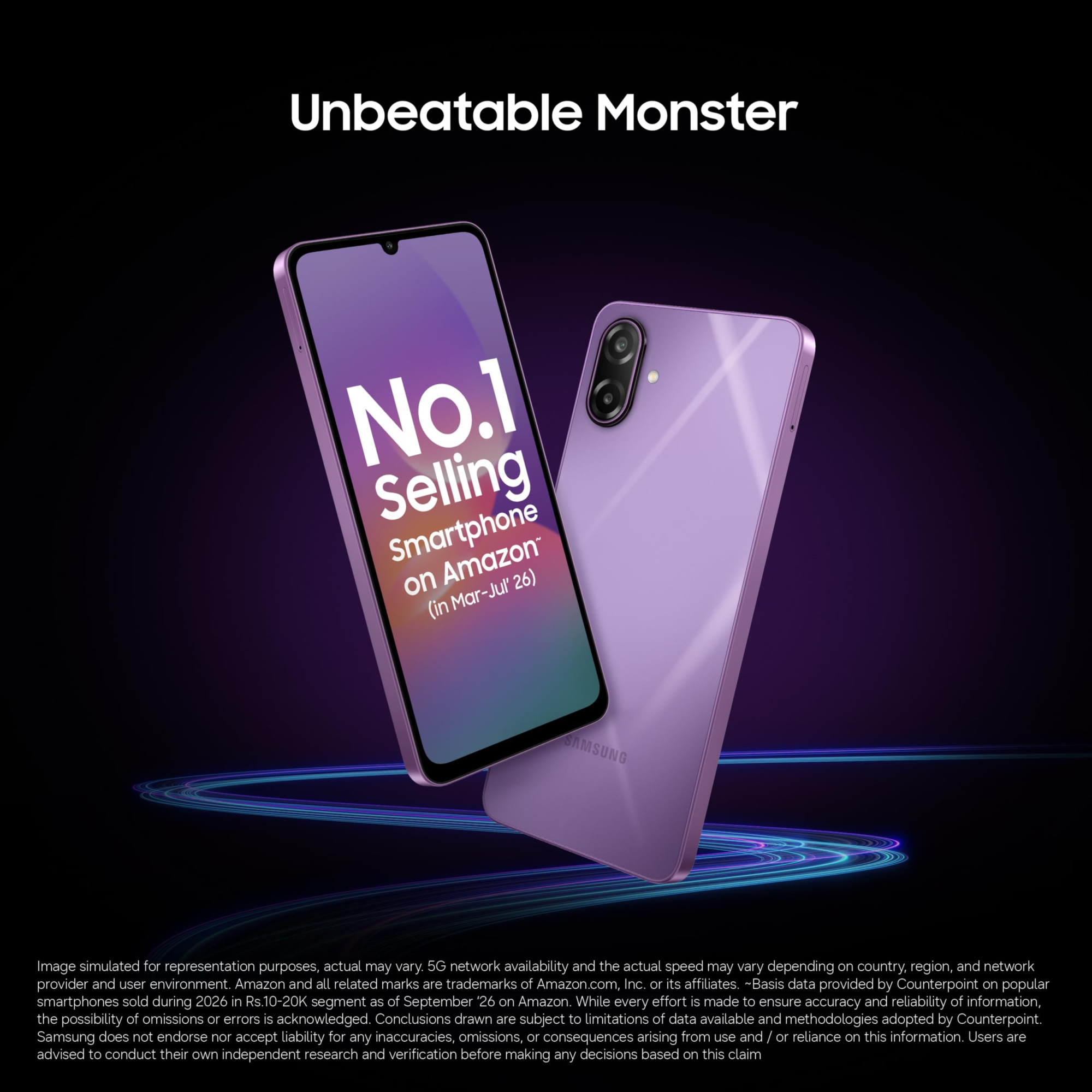 Samsung Galaxy M17e 5G 4 GB RAM 128GB Storage Vibe Violet