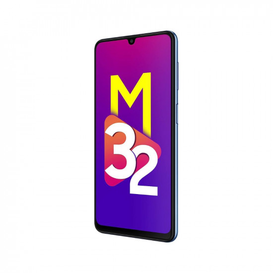 Samsung Galaxy M32 (Light Blue, 4GB RAM, 64GB | FHD+ sAMOLED 90Hz Display | 6000mAh Battery | 64MP Quad Camera