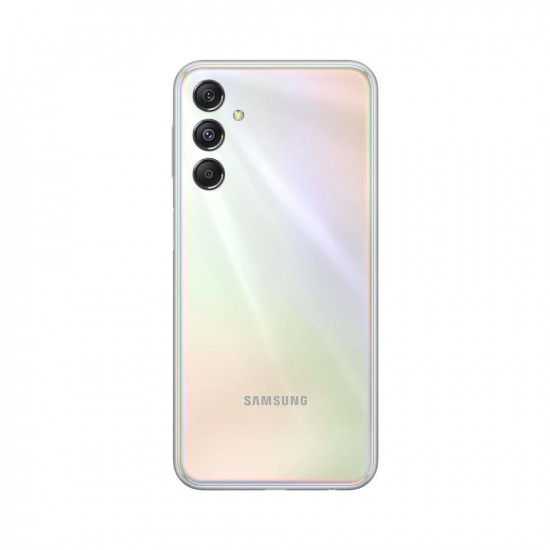 Samsung Galaxy M34 5G (Prism Silver,6GB,128GB)|120Hz sAMOLED Display|50MP Triple No Shake Cam|6000 mAh Battery|4 Gen OS Upgrade & 5 Year Security Update|12GB RAM with RAM+|Android 13|Without Charger
