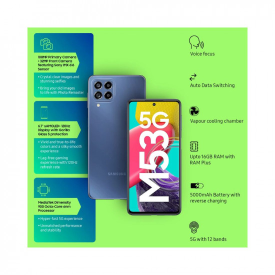 Samsung Galaxy M53 5G Deep Ocean Blue