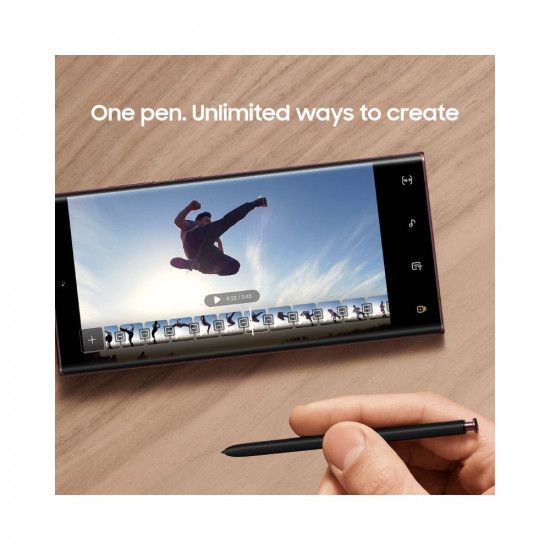 Samsung Galaxy S22 Ultra 5G (Burgundy, 12GB, 256GB Storage) with No Cost EMI/Additional Exchange Offers