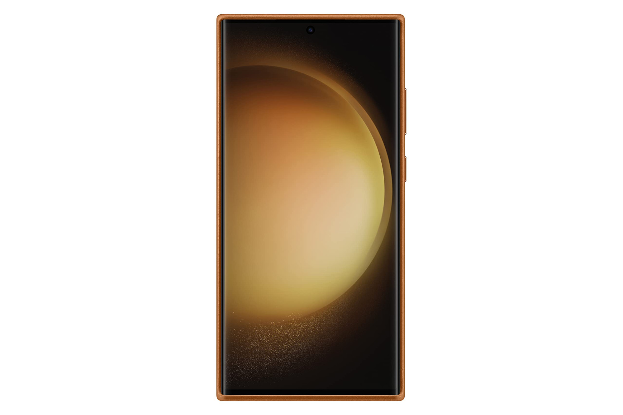 Samsung Galaxy S23 Ultra Leather Cover - Camel