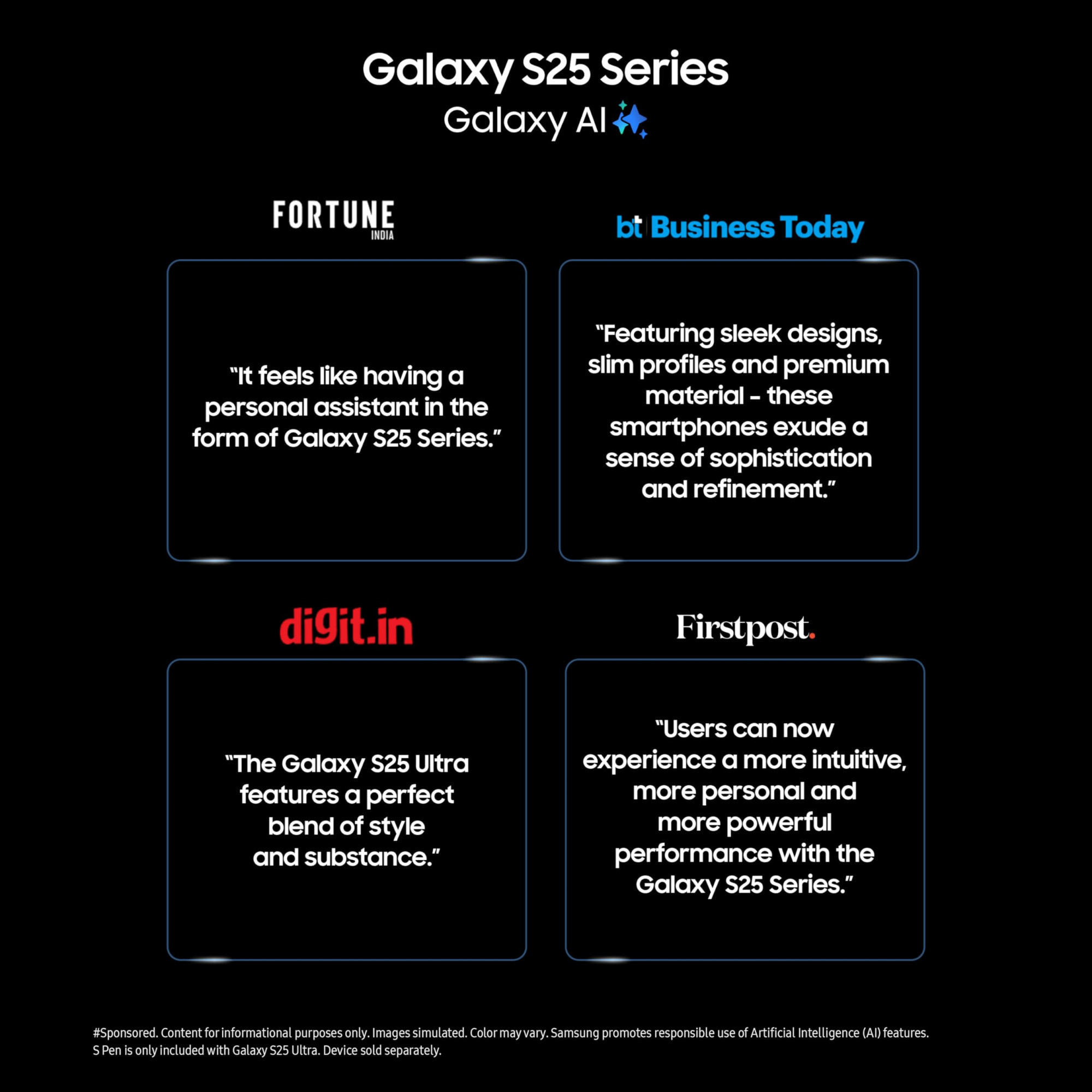 Samsung Galaxy S25 5G AI Smartphone Navy 12GB RAM 256GB Storage 50MP Camera with Galaxy AI