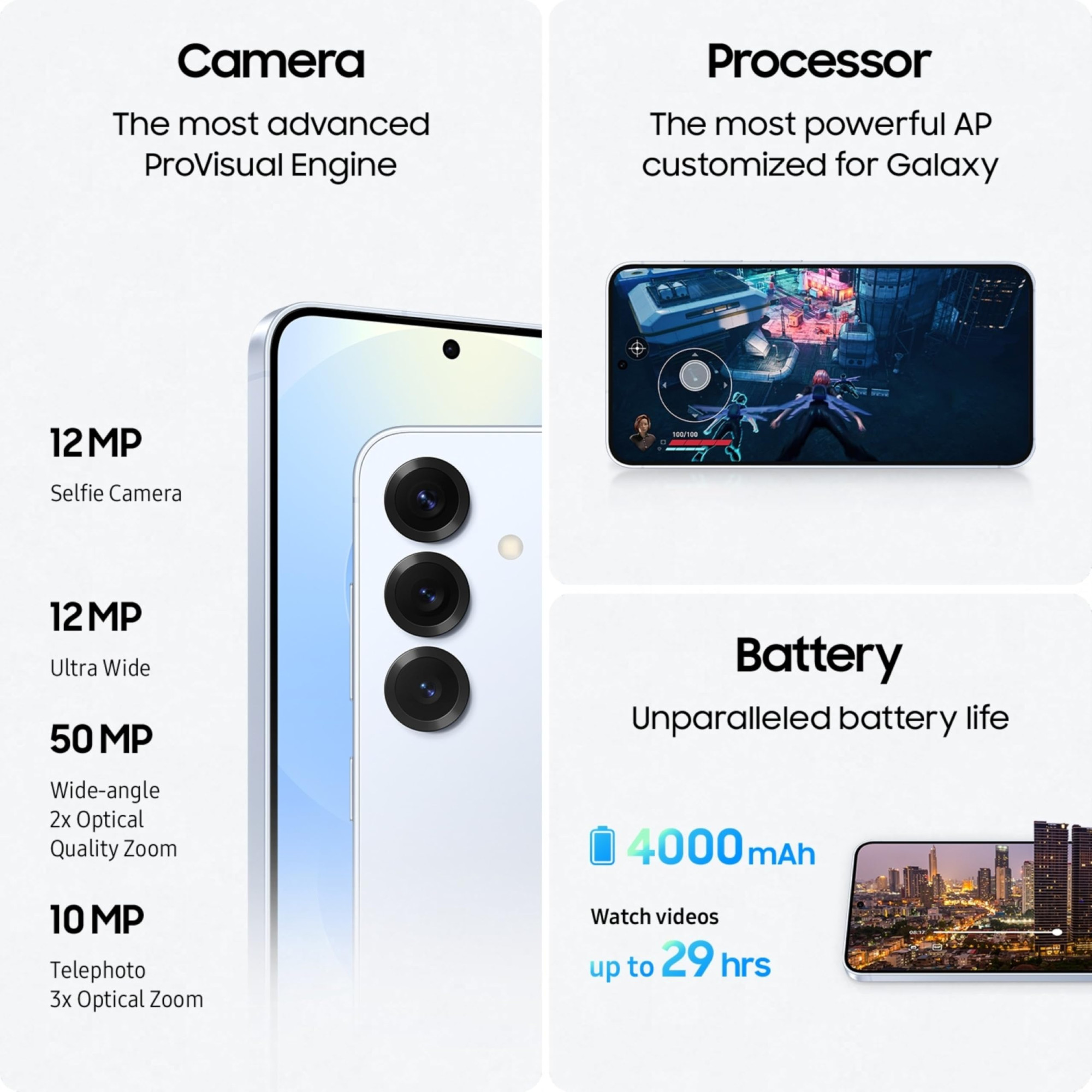 Samsung Galaxy S25 5G Smartphone with Galaxy AI Navy 12GB RAM 256GB Storage Snapdragon 8 Elite 50 MP Camera with ProVisual Engine and 4000mAh Battery