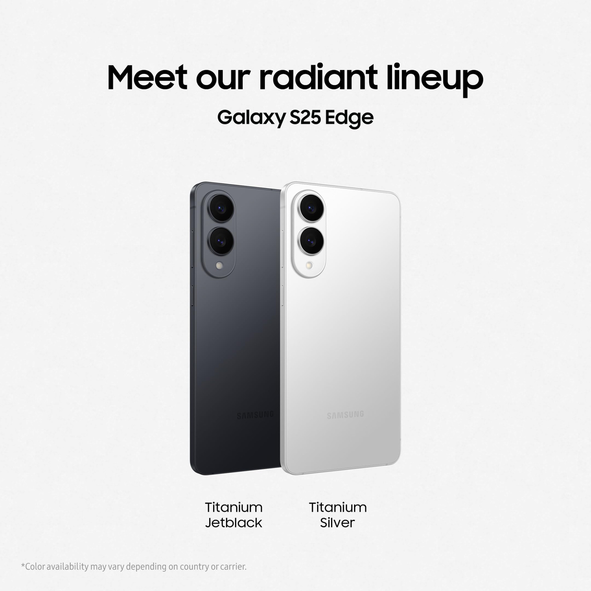 Samsung Galaxy S25 Edge 5G AI Smartphone Titanium JetBlack 12GB RAM 512GB Storage  Precision Built with Titanium  Ultra-Sleek and Premium with a 200 MP Camera  Snapdragon 8 Elite for Galaxy