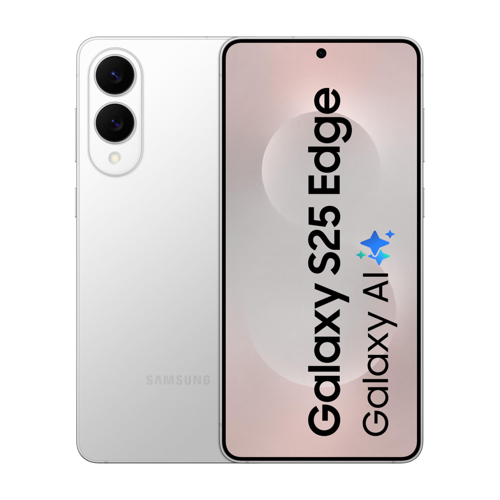 Samsung Galaxy S25 Edge 5G AI Smartphone Titanium Silver 12GB RAM 256GB Storage  Precision Built with Titanium  Ultra-Sleek and Premium with a 200 MP Camera  Snapdragon 8 Elite for Galaxy