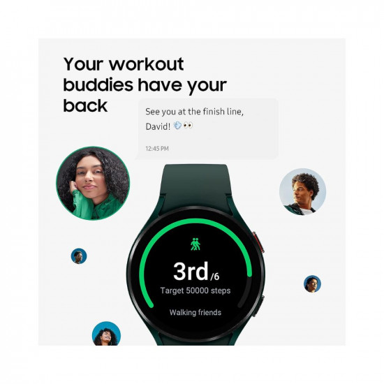 Samsung Galaxy Watch4 Bluetooth(4.0 cm, Pink Gold, Compatible with Android only)