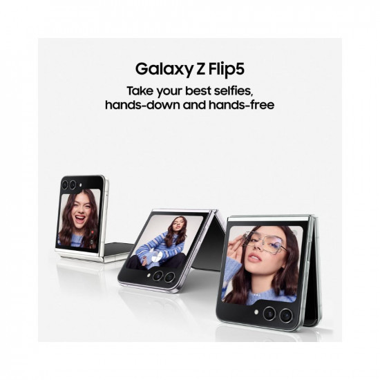 Samsung Galaxy Z Flip5 5G (Lavender, 8GB RAM, 512GB Storage)