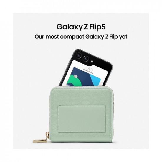 Samsung Galaxy Z Flip5 5G (Mint, 8GB RAM, 256GB Storage)