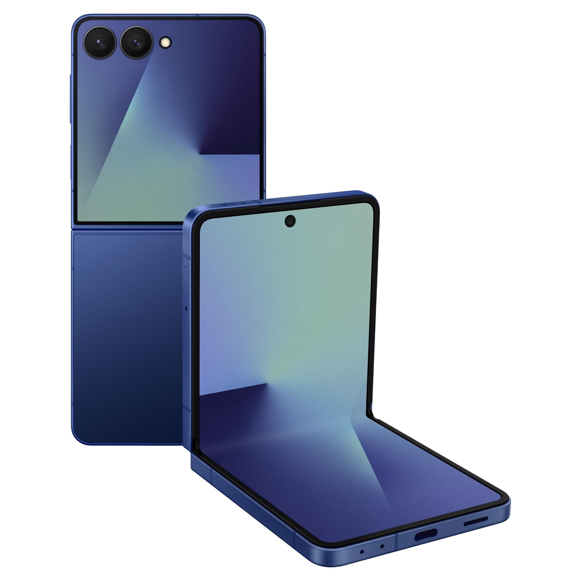 Samsung Galaxy Z Flip7 5G Smartphone with Galaxy AI Blue Shadow 12GB RAM 512GB Storage Ultra Sleek Design with 50MP High-Resolution Camera Exynos 2500 Google Gemini