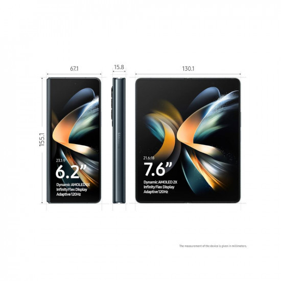 Samsung Galaxy Z Fold4 5G (Graygreen, 12GB RAM, 256GB Storage) with No Cost EMI/Additional Exchange Offers