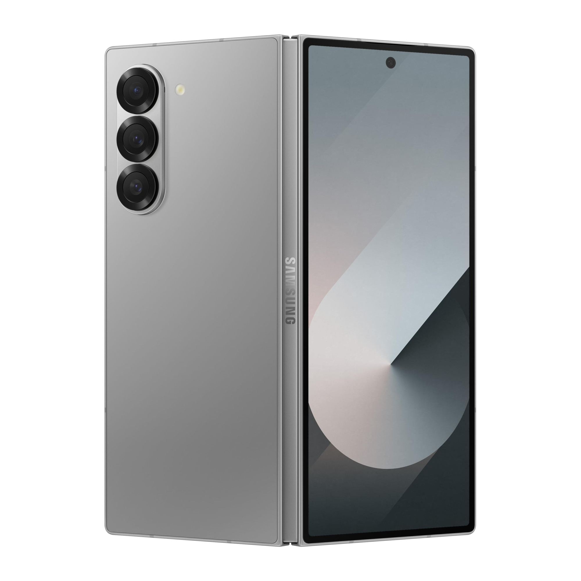 Samsung Galaxy Z Fold6 5G Smartphone with Galaxy AI Silver Shadow 12GB RAM 256GB Storage 50MP High-Resolution Camera Snapdragon 8 Gen 3 Google Gemini