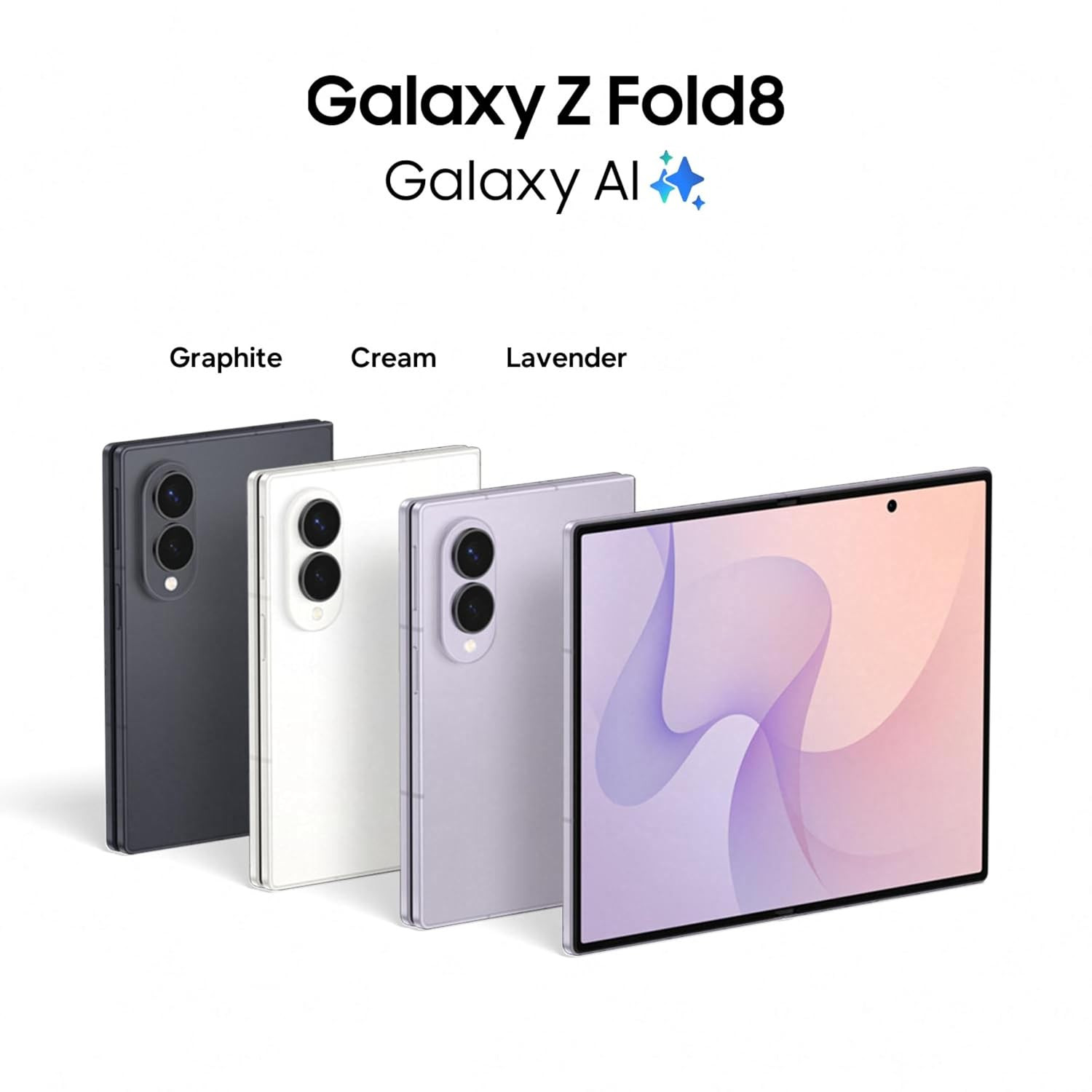 Samsung Galaxy Z Fold8 5G Smartphone with Galaxy AI Graphite 12GB RAM 256GB Storage