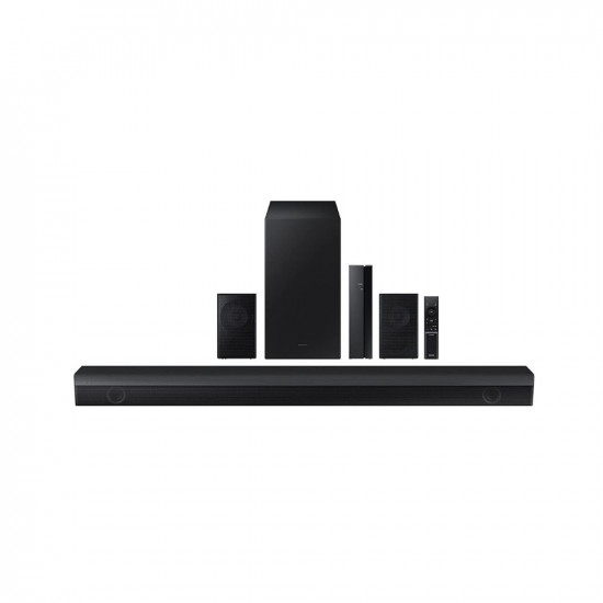 Samsung Soundbar (HW-B67E/XL) 5.1 Channel, Wireless Subwoofer, 1x Wireless Rear Speaker, 1x Center Speaker and Energy Star, Dolby 5.1ch & DTS Virtual X Experience Sound (Black)