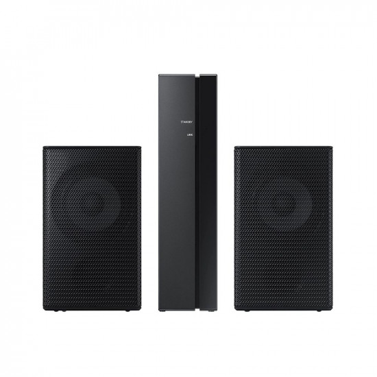 Samsung Soundbar (HW-B67E/XL) 5.1 Channel, Wireless Subwoofer, 1x Wireless Rear Speaker, 1x Center Speaker and Energy Star, Dolby 5.1ch & DTS Virtual X Experience Sound (Black)