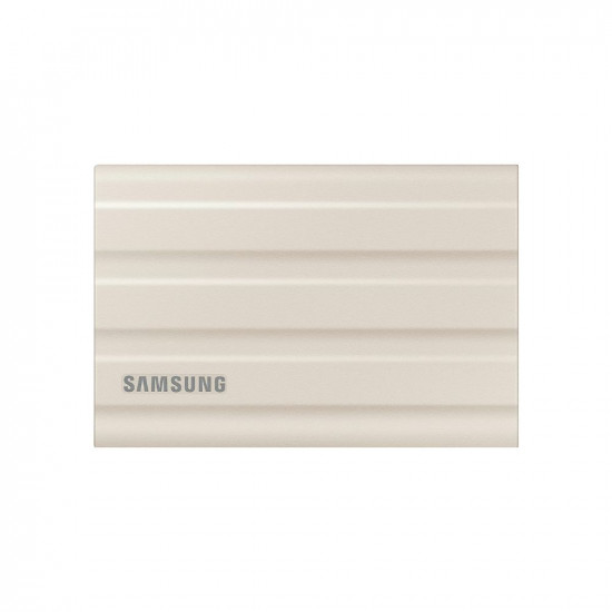 Samsung T7 Shield 2TB USB 3.2 Gen 2 (10Gbps), IP65 Rated, Speeds Upto 1050 MB/s, External Solid State Drive (Portable SSD) Beige (MU-PE2T0K)