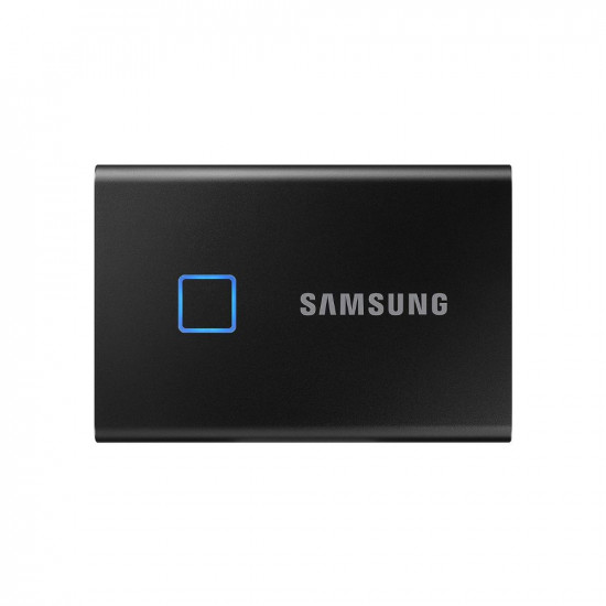 Samsung T7 Touch 1TB Up to 1,050MB/s USB 3.2 Gen 2 (10Gbps, Type-C) External Solid State Drive (Portable SSD) Black (MU-PC1T0K)