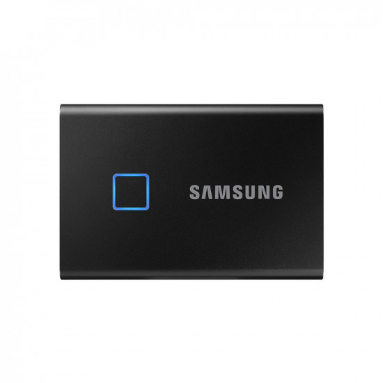 Samsung T7 Touch 2TB Up to 1,050MB/s USB 3.2 Gen 2 (10Gbps, Type-C) External Solid State Drive (Portable SSD) Black (MU-PC2T0K)