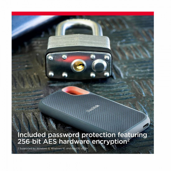 SanDisk 2TB Extreme Portable SSD 1050MB s R