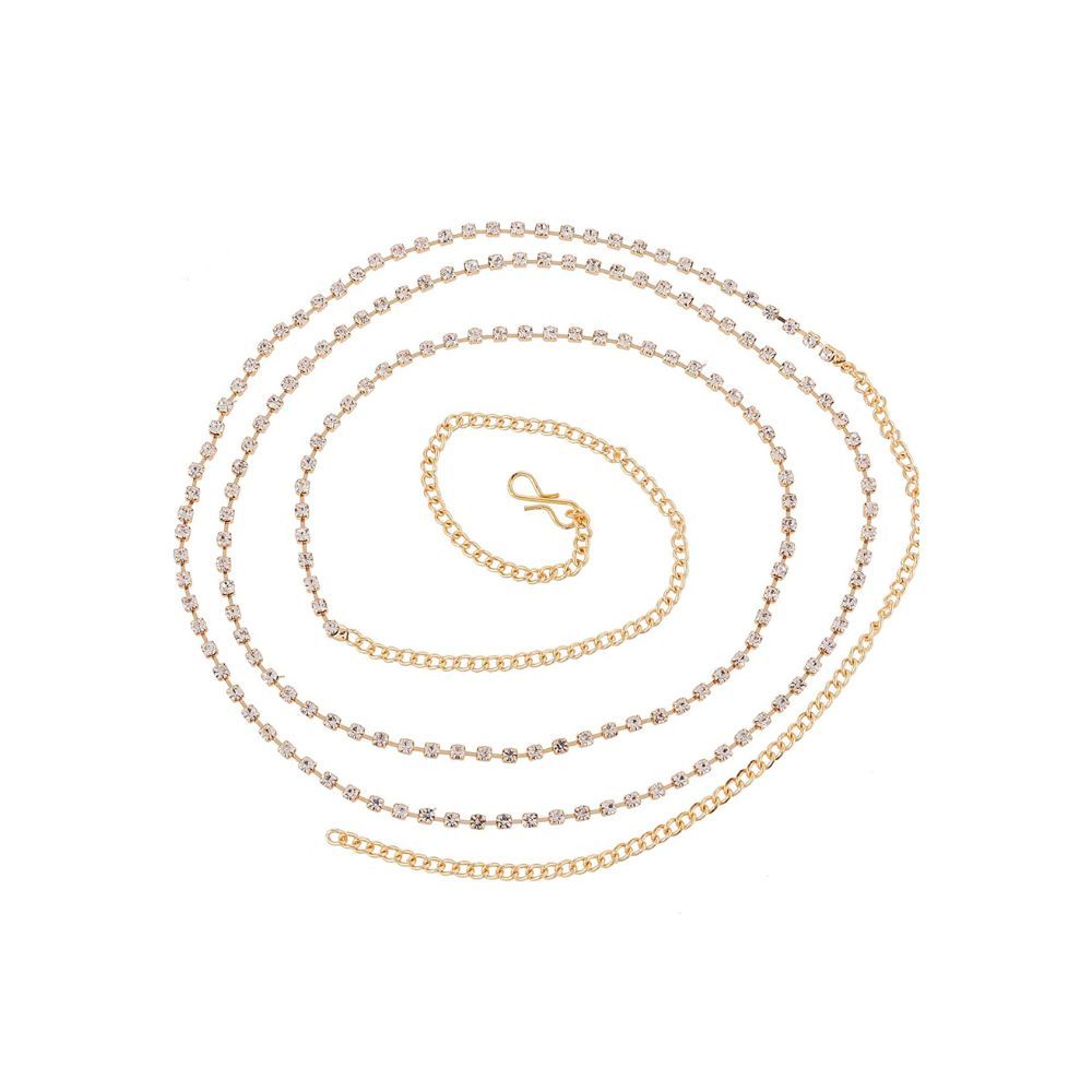 Sanjog Stylish Gold Plated Temple Kamarband Belly Chains for Women