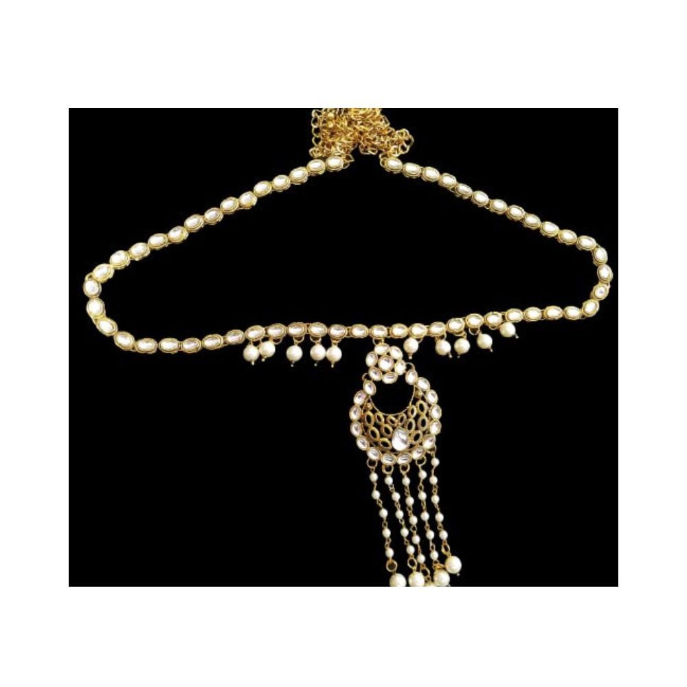 Sanjog Stylish Traditional Gold Plated Kundan & Stone Studded Kamarband for Women
