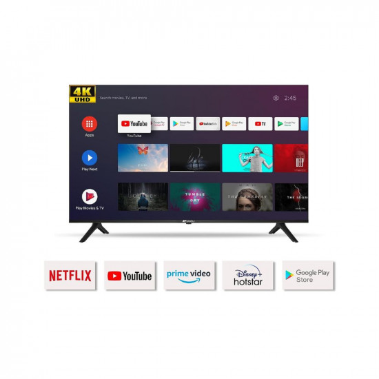 Sansui 127 cm (50 inches) 4K Ultra HD Certified Android LED TV JSW50ASUHD (Mystique Black)