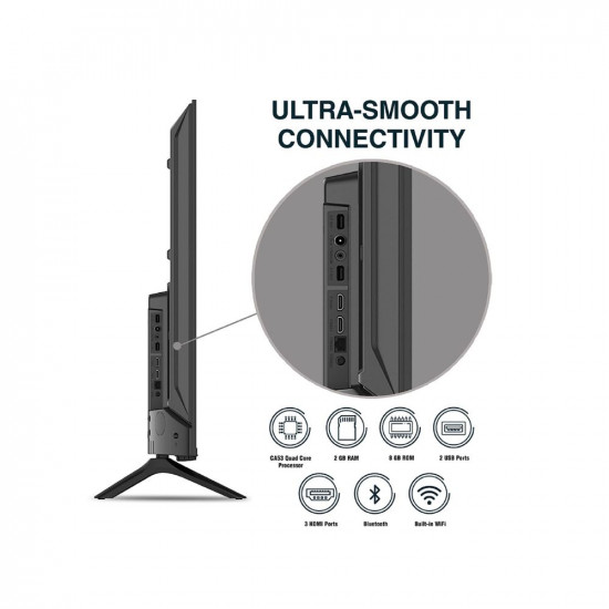 Sansui 140 cm (55 inches) 4K Ultra HD Certified Android LED TV JSW55ASUHD (Mystique Black)