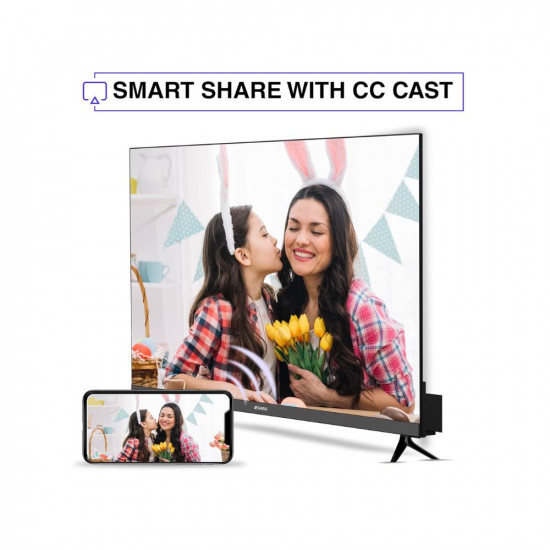 SANSUI Neo 80 cm (32 inch) HD Ready LED Smart Linux TV with Bezel-Less Design and Dolby Audio (Midnight Black) (JSWY32CSHD)