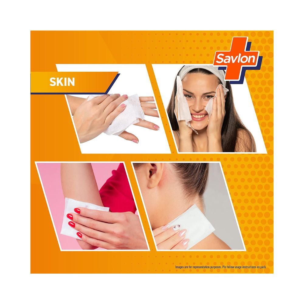 Savlon Germ Protection Multipurpose Thick & Soft Wet Wipes With Fliptop Lid - 72 Wipes Multi Purpose