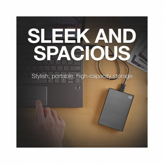 Seagate One Touch 2TB External HDD with Password Protection ΓÇô Black