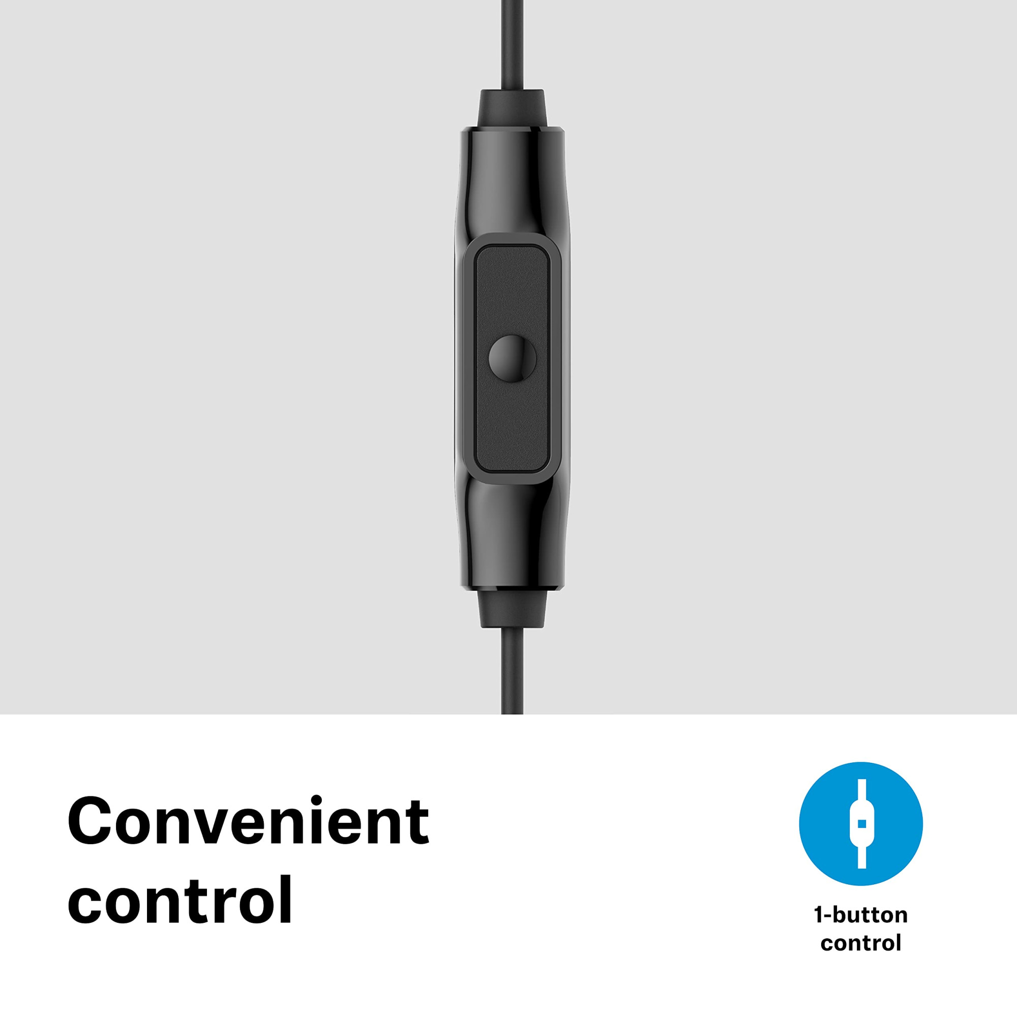 Sennheiser CX 80s Wired in-Ear Earphones with in-Line Microphone Superior Sound One Button Smart Control Lightweight Design 35mm Jack 3 Ear Tip Sizes 2Y Warranty Black